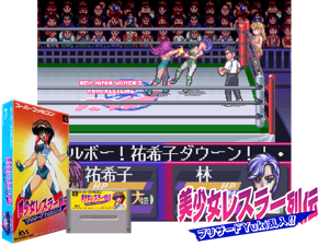 Bishoujo Wrestler Retsuden - Blizzard Yuki Rannyuu!! (J) Cover